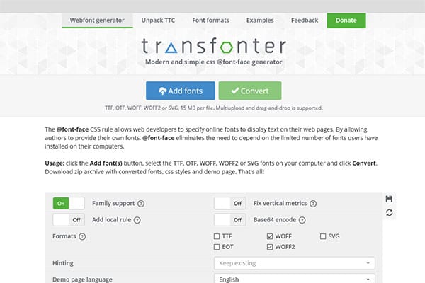 How to Host Google Fonts Locally on WordPress transfonter